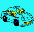 Dibujo Herbie Taxista pintado por dannapaolabarajas