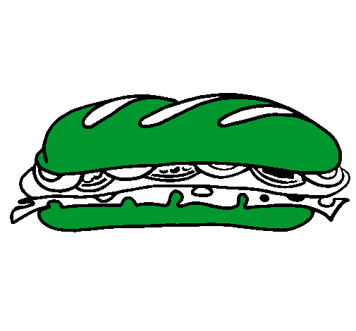 Bocadillo vegetal