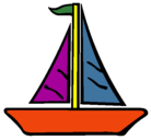 Dibujo Barco velero pintado por mary