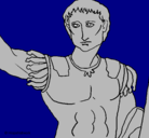 Dibujo Escultura del César pintado por jose