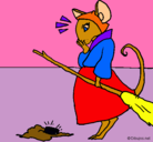 Dibujo La ratita presumida 2 pintado por biancarolon