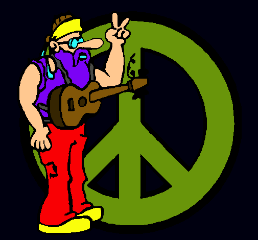 Músico hippy