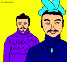Dibujo Guerreros chinos pintado por EVAAYALA