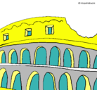 Dibujo Coliseo pintado por jenny