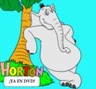 Dibujo Horton pintado por juli