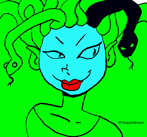 Mujer medusa