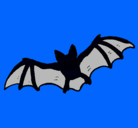 Dibujo Murciélago volando pintado por anna
