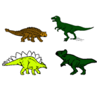 Dibujo Dinosaurios de tierra pintado por sergi