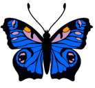 Dibujo Mariposa  pintado por maya*