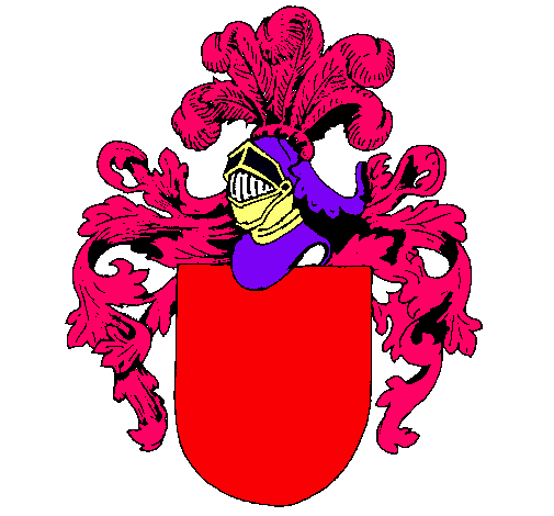 Escudo de armas y casco