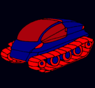 Dibujo Nave tanque pintado por MCZ15236