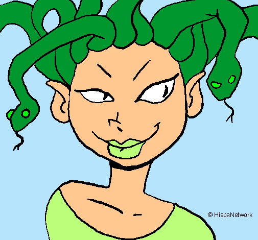 Mujer medusa