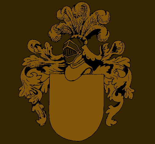 Escudo de armas y casco