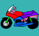 Dibujo Motocicleta pintado por ALONDRA