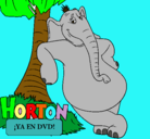 Dibujo Horton pintado por victordol