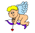 Dibujo Cupido pintado por hvhnvnbc