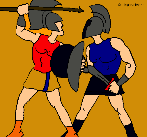 Lucha de gladiadores