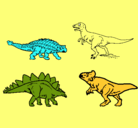 Dibujo Dinosaurios de tierra pintado por MARIO2