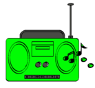 Dibujo Radio cassette 2 pintado por edware57@hotmail.com