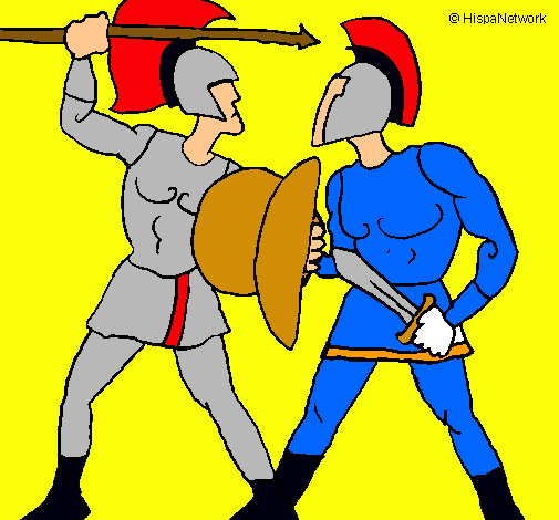 Lucha de gladiadores