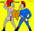 Dibujo Lucha de gladiadores pintado por Agusstan