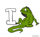 Dibujo Iguana pintado por iguana