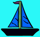Dibujo Barco velero pintado por luchito