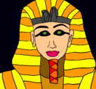 Dibujo Tutankamon pintado por josemaria