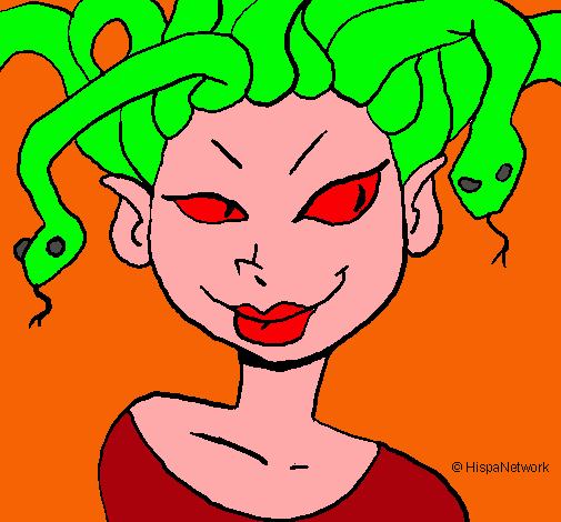 Mujer medusa