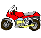 Dibujo Motocicleta pintado por Genís