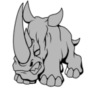 Dibujo Rinoceronte II pintado por jancarlos