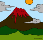 Dibujo Monte Fuji pintado por shing