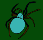 Dibujo Araña venenosa pintado por abraham
