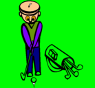 Dibujo Jugador de golf II pintado por mauricionoemoreno