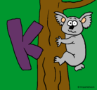 Dibujo Koala pintado por Buuuu