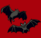 Dibujo Un par de murciélagos pintado por PAOLA