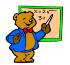 Dibujo Profesor oso pintado por gaby