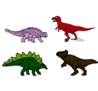 Dibujo Dinosaurios de tierra pintado por renemauricio