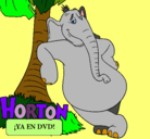 Dibujo Horton pintado por miki