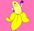 Dibujo Banana pintado por fabiola