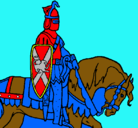Dibujo Caballero a caballo pintado por nosoynia