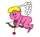 Dibujo Cupido pintado por nosepo
