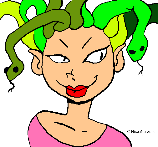 Mujer medusa