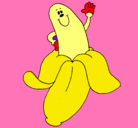 Dibujo Banana pintado por fanny