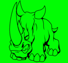 Dibujo Rinoceronte II pintado por carloseduardo