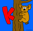 Dibujo Koala pintado por celiaymama