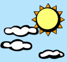 Dibujo Sol y nubes 2 pintado por Brisa