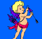 Dibujo Cupido pintado por luluyrosa