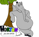Dibujo Horton pintado por antonio