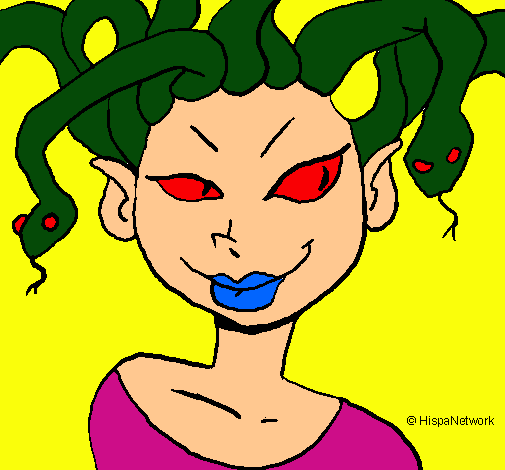 Mujer medusa